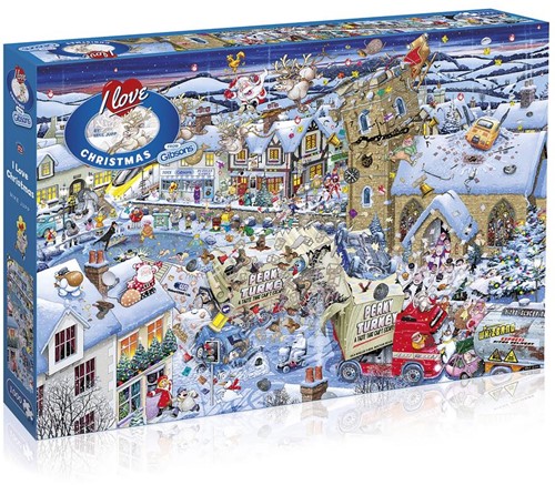 I Love Christmas Puzzel (1000 stukjes)