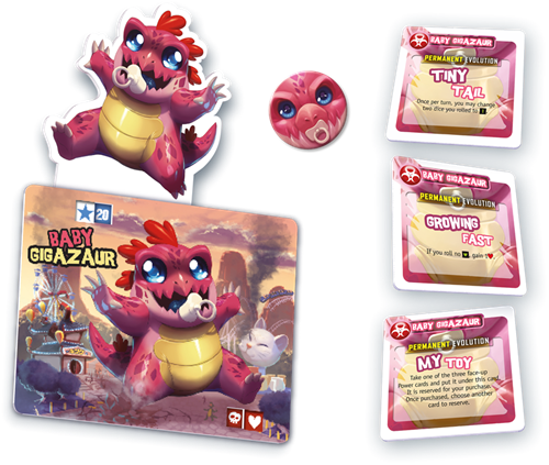King of Tokyo - Baby Gigazaur Expansion-2