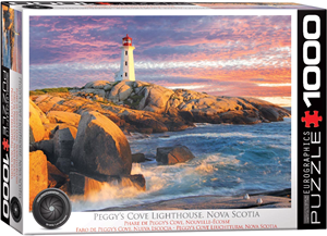 Afbeelding van het spelletje Peggy's Cove Lighthouse, Nova Scotia Puzzel (1000 stukjes)