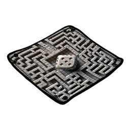 Dobbelsteenbak Stof - Crypto Maze