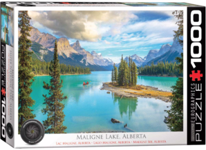 Afbeelding van het spel Maligne Lake Alberta Puzzel (1000 stukjes)