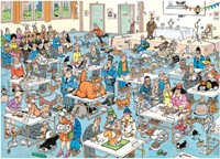 Jan van Haasteren - De Kattenshow Puzzel (1000 stukjes)-2