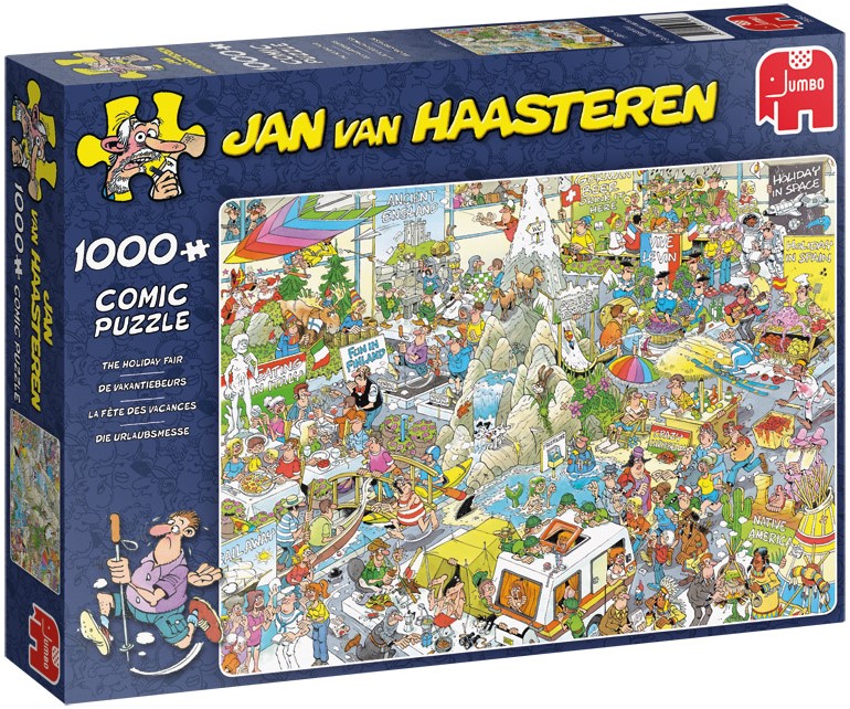 schrijven gesprek Opwekking Jan van Haasteren - De Vakantiebeurs Puzzel (1000 stukjes) - kopen bij  Spellenrijk.nl
