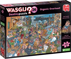 Afbeelding van het spelletje Wasgij Destiny 26 - Organic Overload! (1000 stukjes)