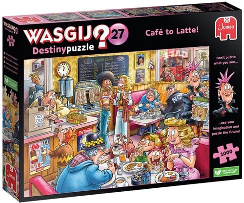 Wasgij Destiny 27 - De Koffieshop Puzzel (1000 stukjes)