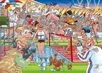 Wasgij Orginal 44 - Zomerspelen Puzzel (1000 stukjes)-2