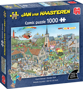 Jan van Haasteren - Rondje Texel Puzzel (1000 stukjes)