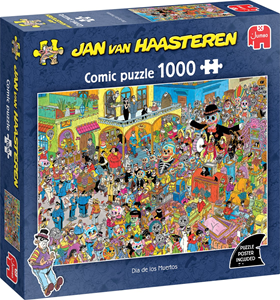 Jan van Haasteren - Dia de los Muertos Puzzel (1000 stukjes)