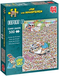 Jan van Haasteren Expert 8 - Hoera, Jan 90 jaar Puzzel (500 stukjes)