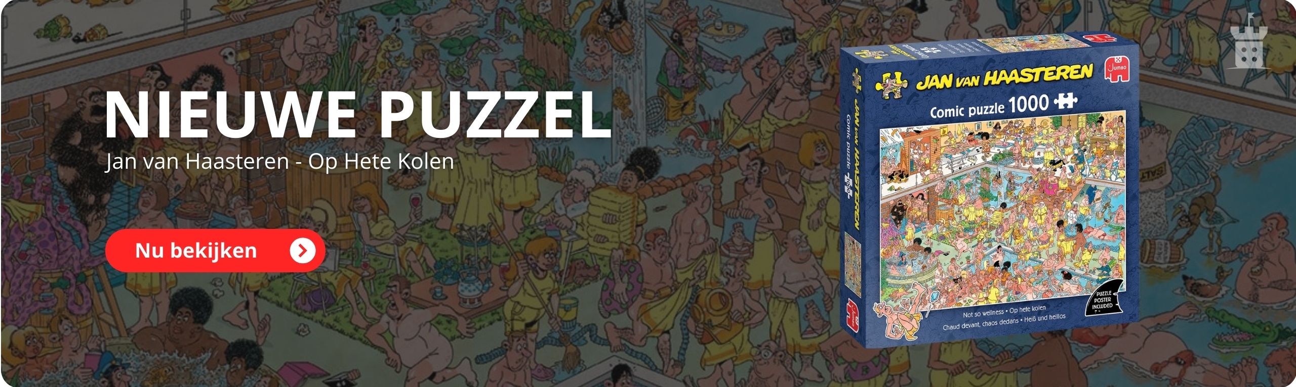 Jan van Haasteren - Op Hete Kolen Puzzel (1000 stukjes)