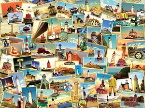 Afbeelding van het spelletje Northern Lighthouses Puzzel (1000 stukjes)