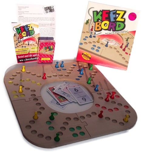 Keezbord 4 Personen Hout-2