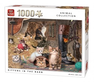 Afbeelding van het spelletje Kittens in the Barn Puzzel (1000 stukjes)