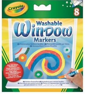 Afbeelding van het spelletje Raamstiften Crayola (8 stuks)