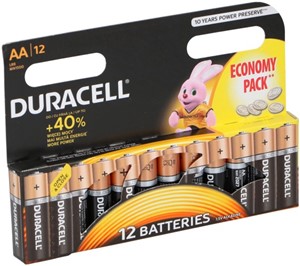 Afbeelding van het spelletje Duracell Batterijen Economy MN 1500 AA (12 stuks)