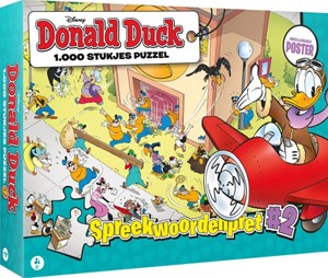 Afbeelding van het spelletje Donald Duck - Spreekwoordenpret 2 Puzzel (1000 stukjes)