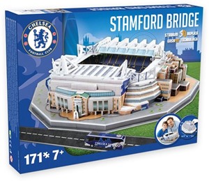 Afbeelding van het spelletje Chelsea - Stamford Bridge 3D Puzzel (171 stukjes)