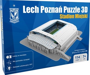 Afbeelding van het spelletje Lech Poznan - Stadion Miejski 3D Puzzel (114 stukjes)
