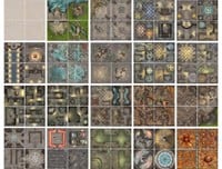 Dungeon Books of Battle Mats - 2 Book Set-3