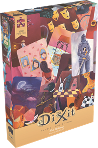Afbeelding van het spelletje Dixit Red Mishmash Puzzel (1000 stukjes)