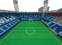 PEC Zwolle Stadion 3D Puzzel (78 stukjes)-3