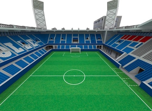 PEC Zwolle Stadion 3D Puzzel (78 stukjes)-3