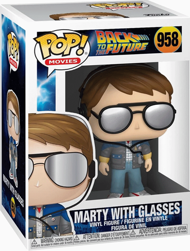 Funko Pop! - Back to the Future Marty with Glasses #958