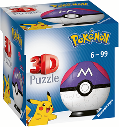3D Puzzel - Pokemon Masterball (54 stukjes)