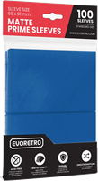Premium - 100-Pack Matte Card Sleeves Standard Size (66x91mm) - Blue