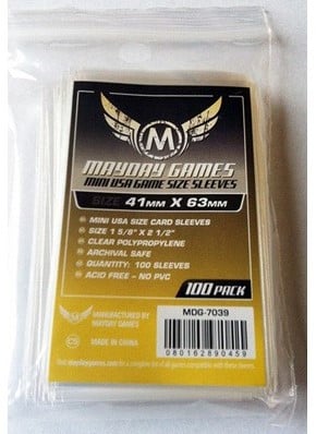Sleeves - Mini USA (41x63 mm)