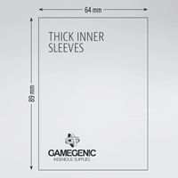 Thick Inner Sleeves 64x89mm Transparant (50 stuks)-3