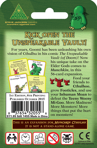 Munchkin Cthulhu 3 - The Unspeakable Vault-2