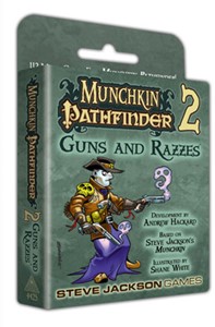 Afbeelding van het spelletje Munchkin Pathfinder - 2 Guns and Razzes
