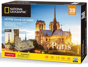 Afbeelding van het spel 3D Puzzel - Notre-Dame de Paris (128 stukjes)