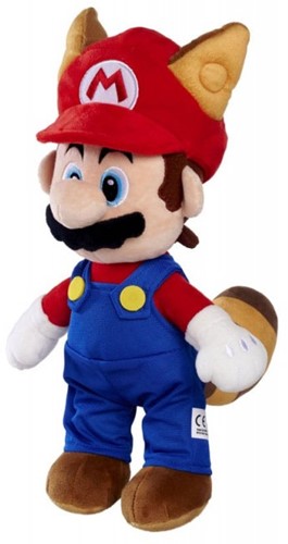 Super Mario - Racoon Mario knuffel (30cm)-2