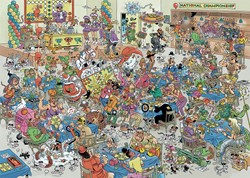 Jan van Haasteren - NK Mens Erger Je Niet Puzzel (2000 stukjes)