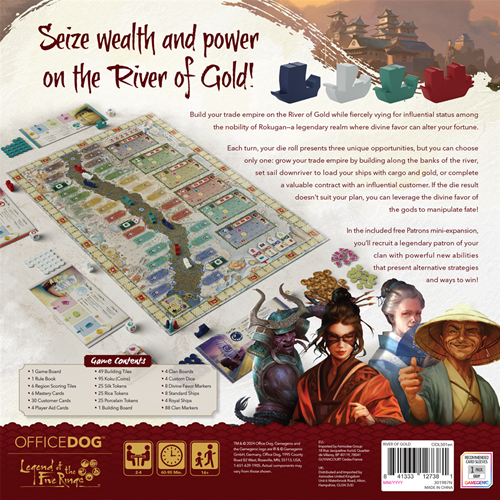 River of Gold - Legend of the Fiver Rings Board Game -2