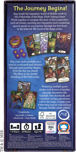 Lord of the Rings - The Fellowship of the Trick Taking Game -2