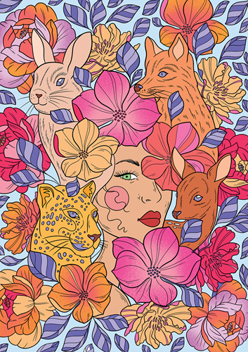 Floral Love Puzzel (1000 stukjes)-2