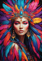 Indian Beauty Puzzel (1000 stukjes)-2