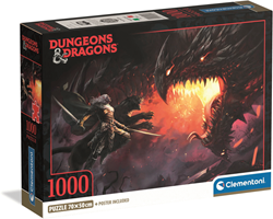 Dungeons & Dragons - Black Dragon Puzzel (1000 stukjes) 