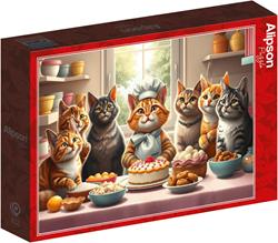 Pastry Cats in Action Puzzel (1000 stukjes)