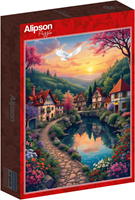 The Village on the Shore Puzzel (500 stukjes)