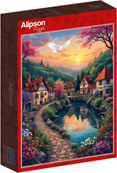 The Village on the Shore Puzzel (500 stukjes)