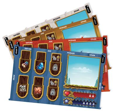 Terraria - The Boardgame Deluxe Player Mat Pack-2