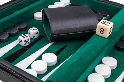 Backgammon - Magnetisch Reiskoffef Alonnisos met Handvat-3