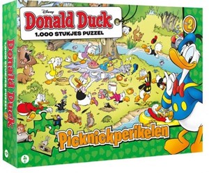 Afbeelding van het spelletje Donald Duck 2 - Picknick Perikelen Puzzel (1000 stukjes)