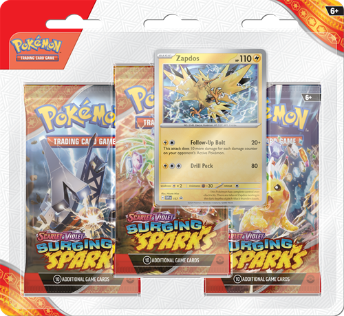 Pokemon - Surging Sparks Booster Blister Zapdos