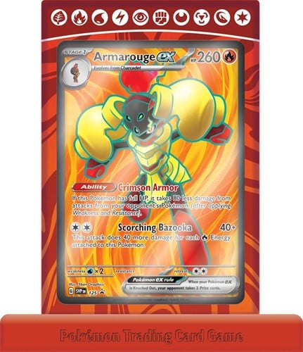 Pokemon - Scarlet & Violet Armarouge EX Premium Collection-2