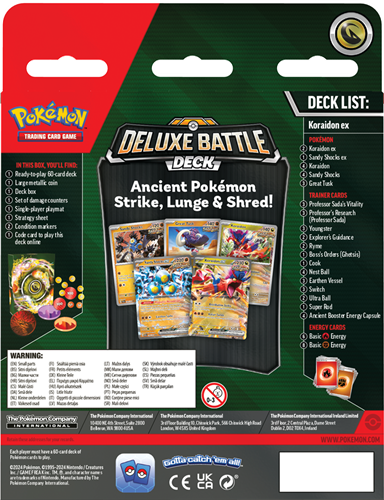 Pokemon TCG Deluxe Battle Deck - Sandy Shocks EX & Koraidon EX-2